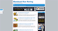 Desktop Screenshot of membuatkuekering.com