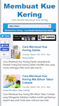 Mobile Screenshot of membuatkuekering.com