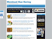 Tablet Screenshot of membuatkuekering.com